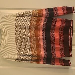 Talbots Textured Stripe Thermolite Sweater